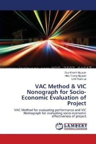 Cover of VAC Method & VIC Nonograph for Socio-Economic Evaluation of Project