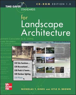 Cover of Time-Saver Standards  for Landscape Architecture CD-ROM