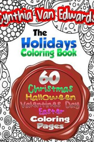 Cover of The Holiday Coloring Book for Adults