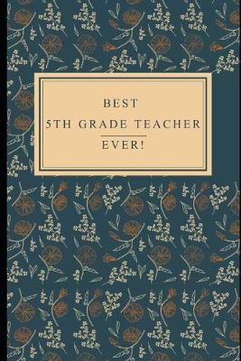 Book cover for Best 5th Grade Teacher