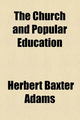 Book cover for The Church and Popular Education