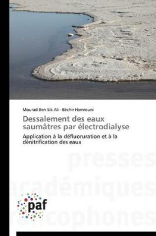 Cover of Dessalement Des Eaux Saumâtres Par Électrodialyse