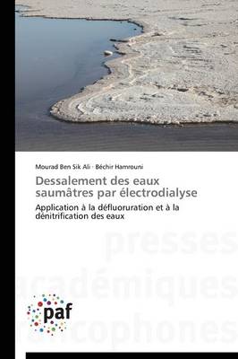 Book cover for Dessalement Des Eaux Saumâtres Par Électrodialyse