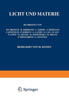 Cover of Licht Und Materie