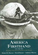 Book cover for America a Concise History, 3rd Edition, Volume 2 & America Firsthand, 6th Edition, Volume 2 & Up from Slavery