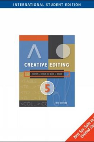 Cover of Creative Editing