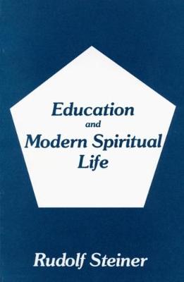 Book cover for Education & Modern Spiritual Life