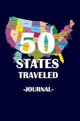 Book cover for 50 States Traveled Journal