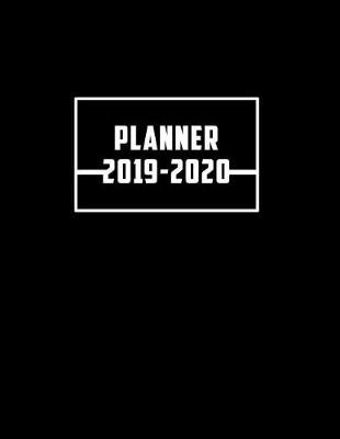 Book cover for Planner 2019 2020