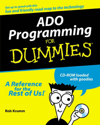 Book cover for Ado Programming For Dummies