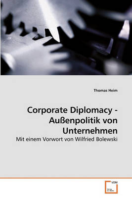 Book cover for Corporate Diplomacy - Außenpolitik von Unternehmen