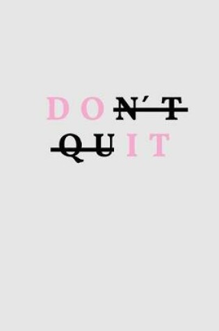 Cover of Dont Quit
