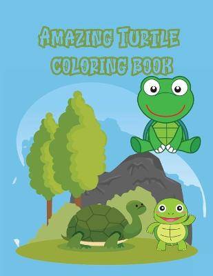 Cover of Amazing Turtle coloring book