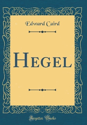 Book cover for Hegel (Classic Reprint)