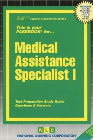 Cover of Medical Assistance Specialist I