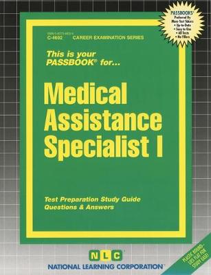 Book cover for Medical Assistance Specialist I