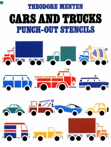 Cover of Cars and Trucks Punch-out Stencils