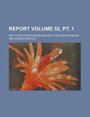 Book cover for Report Volume 52, PT. 1