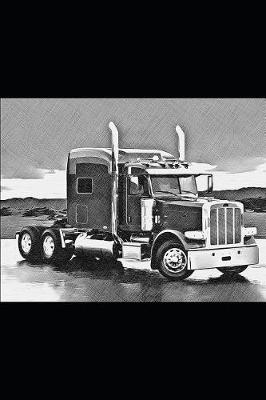 Book cover for Peterbilt 388 notebook