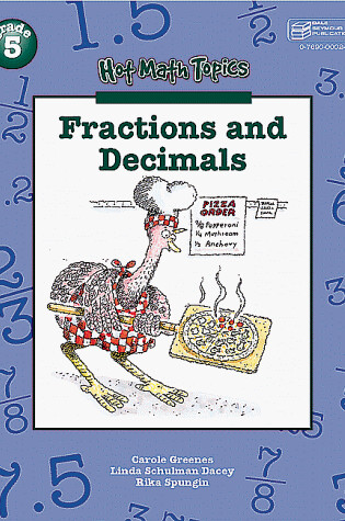 Cover of Hot Math Topics Grade 5: Fractions & Decimals Copyright 1999