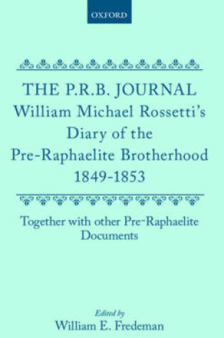 Cover of Pre-Raphaelite Brotherhood Journal, 1849-53 and Other Pre-Raphaelite Documents