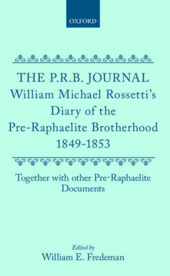 Book cover for Pre-Raphaelite Brotherhood Journal, 1849-53 and Other Pre-Raphaelite Documents