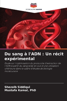 Book cover for Du sang à l'ADN