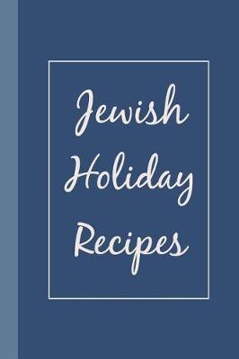 Book cover for Jewish Holiday Recipes