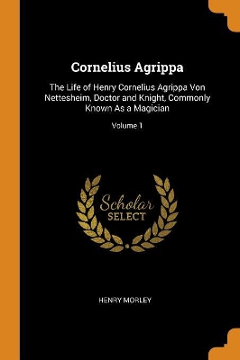 Book cover for Cornelius Agrippa