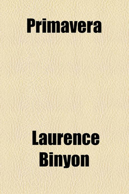 Book cover for Primavera