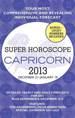Book cover for Capricorn (Super Horoscopes 2013)