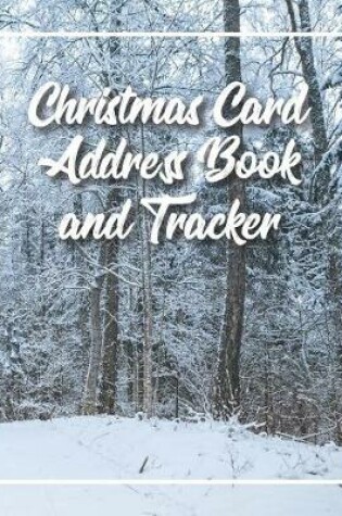 Cover of Christmas Card Address Book and Tracker