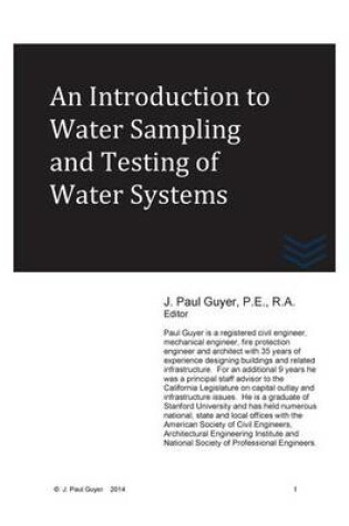 Cover of An Introduction to Water Sampling and Testing of Water Systems