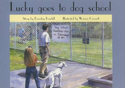 Book cover for Lucky Goes to Dog School