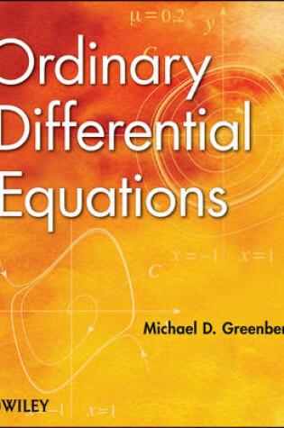 Cover of Ordinary Differential Equations