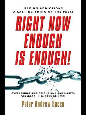 Book cover for Right Now Enough Is Enough!