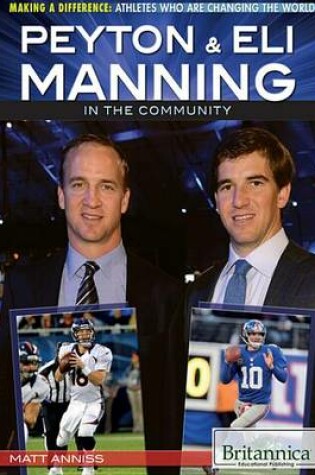 Cover of Peyton & Eli Manning in the Community