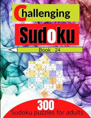 Book cover for Challenging sudoku book 24