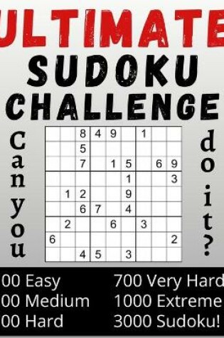 Cover of Ultimate Sudoku Challenge Can you do It?