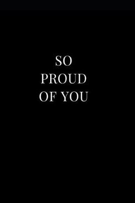 Cover of So Proud of You