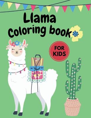 Book cover for Llama Coloring book