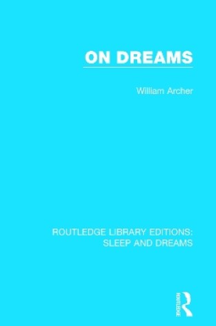 Cover of On Dreams