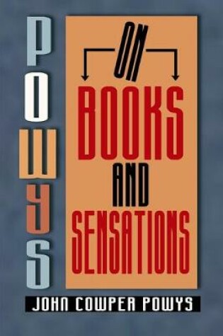 Cover of Powys on Books and Sensations