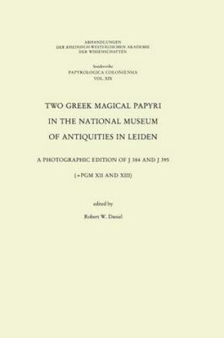 Cover of Two Greek Magical Papyri in the National Museum of Antiquities in Leiden