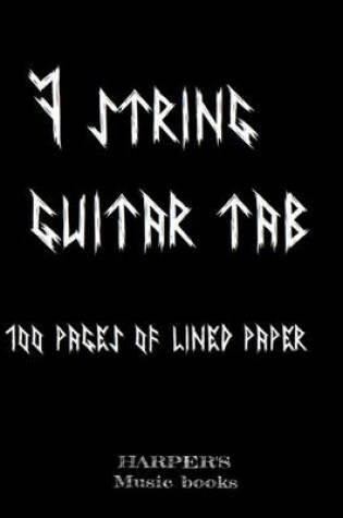 Cover of 7 STRING GUITAR BLANK TAB music book