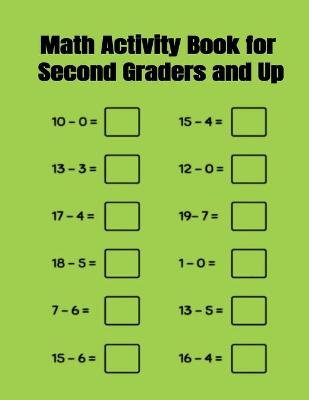 Book cover for Math Activity Book for Second Graders and Up