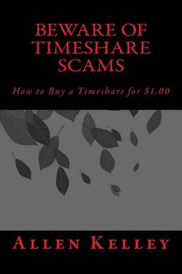 Book cover for Beware of Timeshare Scams