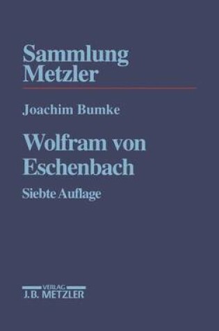Cover of Wolfram Von Eschenbach