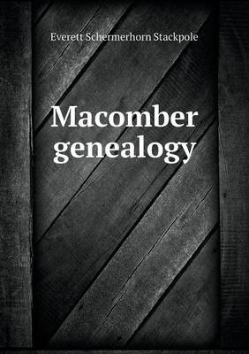 Book cover for Macomber genealogy