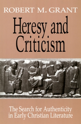 Book cover for Heresy and Criticism